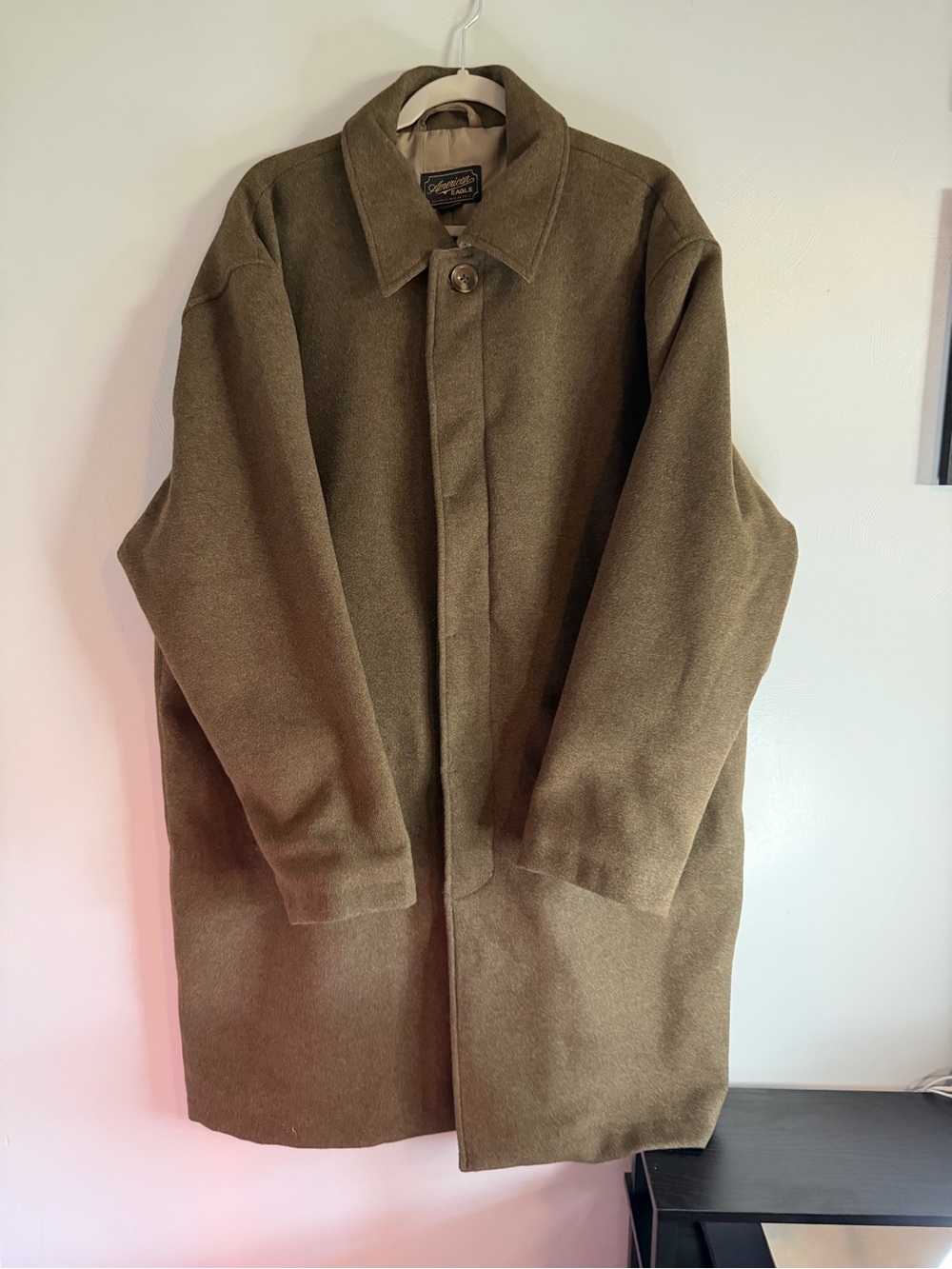 American Eagle Outfitters Olive Pea Coat